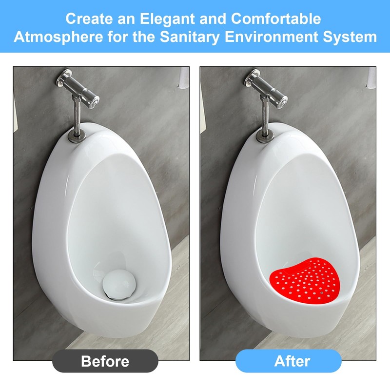 12 Pcs Urinal Screen Scented Urinal Screen Deodorizer Mats Anti-Splash
