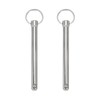 sourcing map Quick Release Pin, Dia 3/8"(10mm) Usable Length 3.58"(91mm)