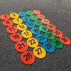 Eco Walker 4inch Mini Floor Spot Markers for Classroom Preschool