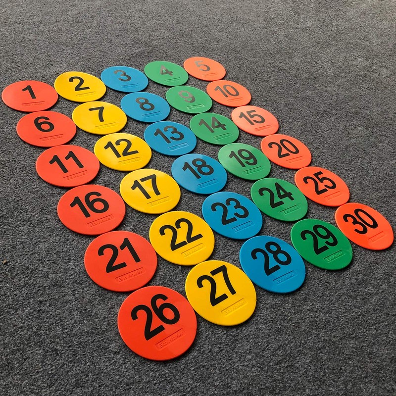 Eco Walker 4inch Mini Floor Spot Markers for Classroom Preschool