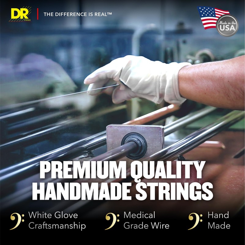 DR Strings PB-45/100 Pure Blues Bass Guitar Strings