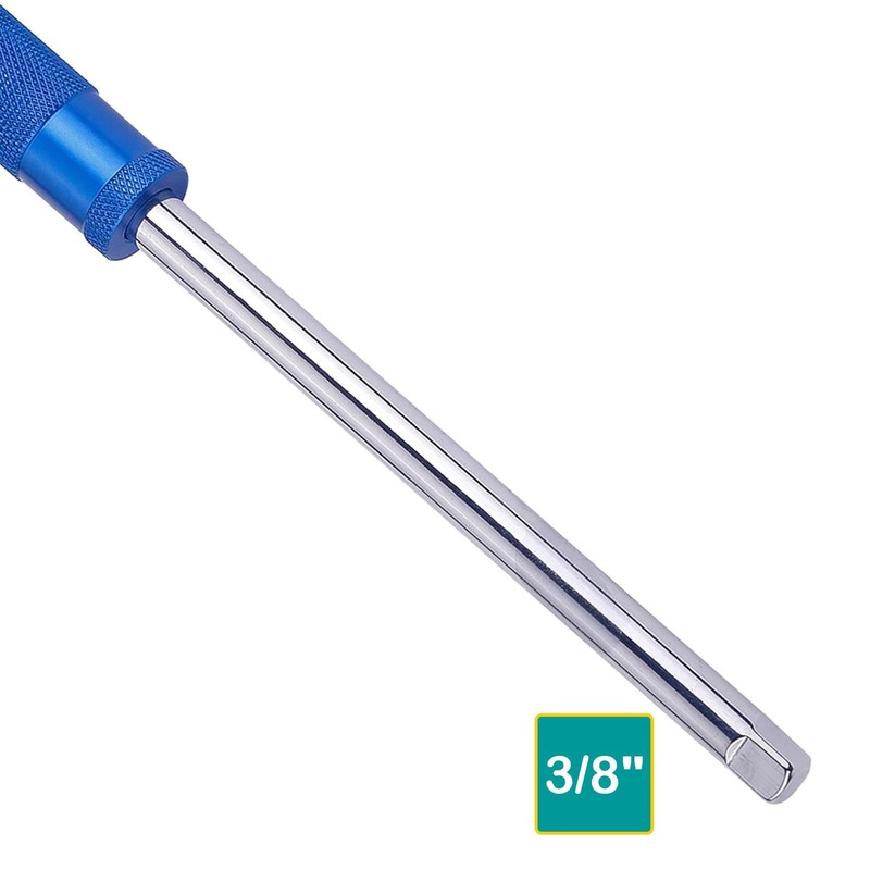 WINTOWIN 3/8" Spinner T-Handle Wrench,3/8-Inch Drive T Handle Socket Driver,13”
