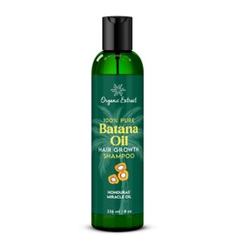 ORGANIC EXTRACT Batana Oil Hair Shampoo – 8 fl oz / 236ml – Nourishing & Rejuvenating Shampoo for Dry Hair – Sulfate-Free & Paraben-Free – Daily Moisturizing Shampoo for Women & Men for All Hair Types