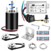 Kittmip 12V-24V DC Geared Motor Kit (3500-7000 RPM High Speed),