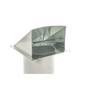 FAMCO Galvanized Steel Hooded Wall Vent with Screen and Damper,