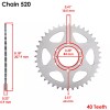 Suzuki Green Drive Chain And Sprockets Kit for Suzuki LTZ400