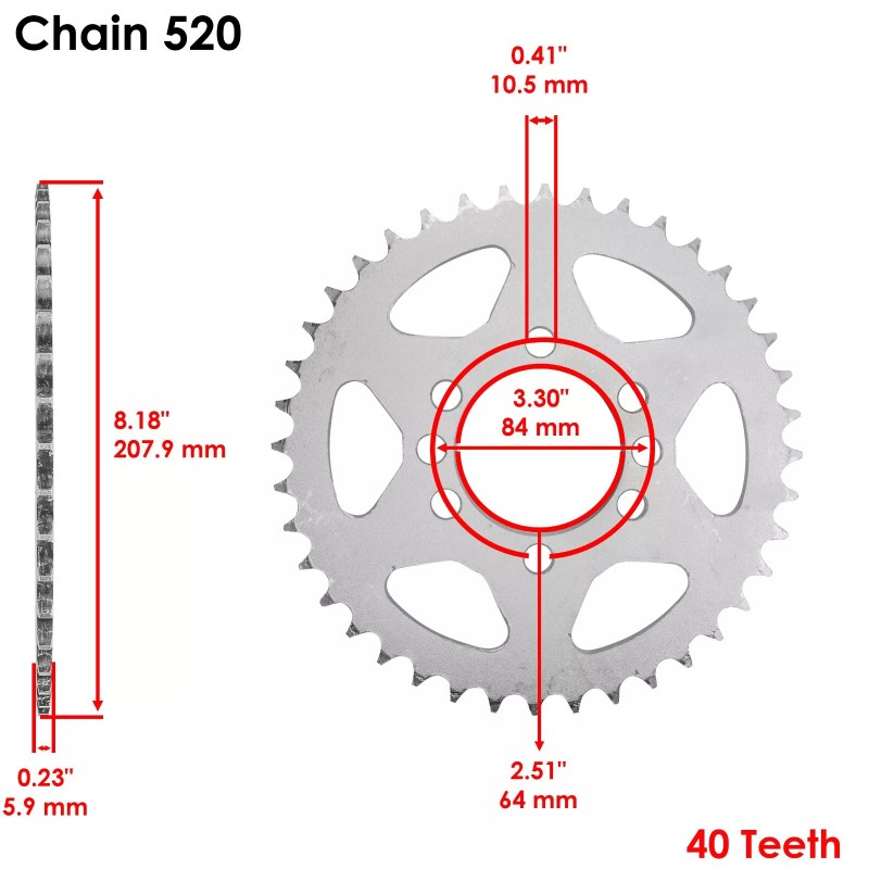 Suzuki Green Drive Chain And Sprockets Kit for Suzuki LTZ400