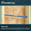 SharkBite Max 3/4 Inch Coupling, Push to Connect Brass Plumbing