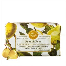hanbolly French Pear Soap Household Scented Soap, 200g 7Oz(French Pear, 1 PCS