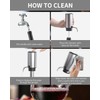 CIRCLE JOY Electric Wine Aerator Pourer Rechargeable One-touch Wine Decanter