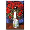 Single Gang Toggle Wall Plate - Van Gogh: Poppies