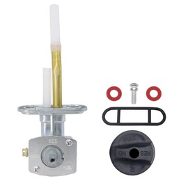 OXCANO Fuel Valve Petcock Fit for Arctic Cat ATV 250 300 400 500 1998-2005, Knob Switch with On/Off/Res/Fuel Replace for 0470-344 0470-363 0470-365 0470-401 0470-445, Fuel Valve Shut Off Petcock Set