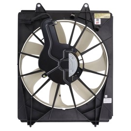 TRQ A/C Condenser Cooling Fan Assembly HO3113143 Compatible with 2018-2024 Honda Odyssey