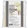 ForPro Professional Collection Premium Flannel Face Rest Cover, Natural, 100%