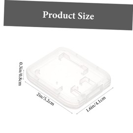 Operitacx 24 Stück Teiliges Speicherkarte Aufbewahrungsbox für Karten Tragbarer Kartenhalter Leichte Langlebige Kartenbox zur Sicheren Aufbewahrung Schutz von Speicherkarten