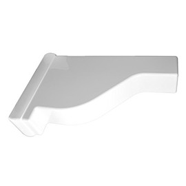 Weatherables Pergola Finial Cap – White Vinyl Pergola End Cap for a Finished Look, Made for True 1.5in x 5.5in Post