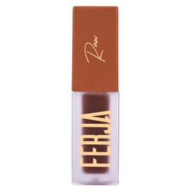 Ferja | Lip Gloss RAW| Tono Café | Brillo para Labios Hidrante | Efecto Volumen y Acabado Natural | 5 ml