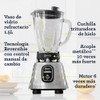 Classic blender Oster reversible chrome glass jar BLSTBESTE013