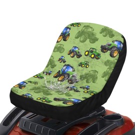 TOADDMOS Farm Tractors Riding Lawn Mower Seat Cover Universal Waterproof Cover for Riding Lawn Mower Seat Fits 12.5''-14'' Backrest