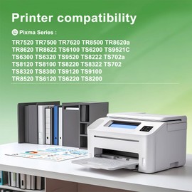 PGI-280 XXL/CLI-281 XXL Ink Cartridge 5 Color Value Pack Replacement for Canon 280 281 Ink Cartridges Compatible with Printer TR8520 TR8620 TR7520 TR8600 TS6120 TS6220 TS9120