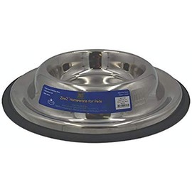 ZEEZ 49-7150 SS Ant Moat Pet Bowl 350ml, Stainlee Steel, 350ml