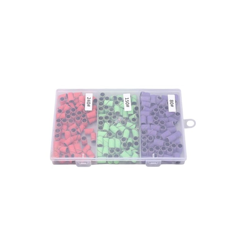 Sonew Juego de 210 Bandas de Lijado de Uñas, Grano