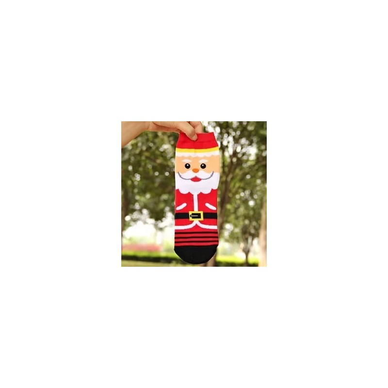 Patry Deluxe Paq 4x Calcetin Figuras Navideñas Santa, Reno, Pinguno,