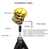 Bashineng Skull Shift Knob Handle Transmission Gear Stick Shifter Head