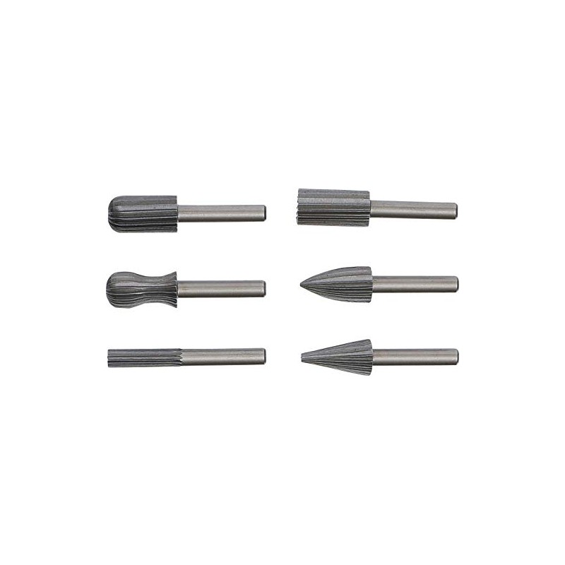 6-piece Taper Milling Set, HSS