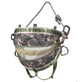 NatureBlend Hunting Saddle The Gen 2, Ultra Comfortable Padded Seat, Lightweight Treestands Accessories for Hunting, Adjustable Tree Climbing Saddle, Essential Saddle Hunting Gear, Includes Bridge