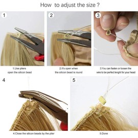 Hairpiece Extensions, Hair Extension, 1 x Braid, Hair Thickening, Smooth with Invisible Wire, Smooth 61 cm dark brown