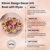 Two Moustaches 9.5 Inches Ethnic Design Decor Urli Bowl with