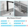 Sink Splash Guard, Silicone Sink Faucet Mat Sink Accessories Faucet