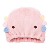 Ribuhaito 17813-23 Hair Cap, Animal Cucumbers, Towel, Wooper, Total Length