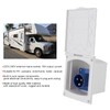 Akozon RV Socket, 16a 220V-240V Waterproof RV Plug and Socket