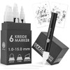 OfficeTree 6 x Chalk Markers White - 1 mm to