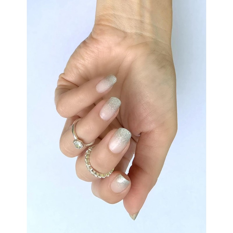 Zaubernägel4Home - Nail Wraps Pack of 16 (Princess Silver)