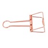30Pcs Wire Binder Clips 2in Wide Hollow Out Strong Metal