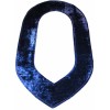 DARK BLUE Velvet Masonic Chain Collar Lining Backing