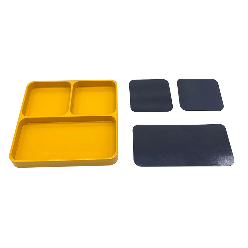Magnetic Desktop Screws Tools Parts Tray Holder Storage Plate Box