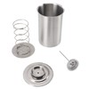 Stainless Steel Ham Maker, Meat Press Tool with Thermometer, Large
