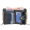 SUMGOGO Wallets for Men Bifold Leather Wallets with Chain RFID