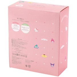 Skater SET1080 2-Piece Gift Set, Hair Dry Towel, Bath Towel, Absorbent and Quick Drying, Sanrio Pom Pom Pudding,