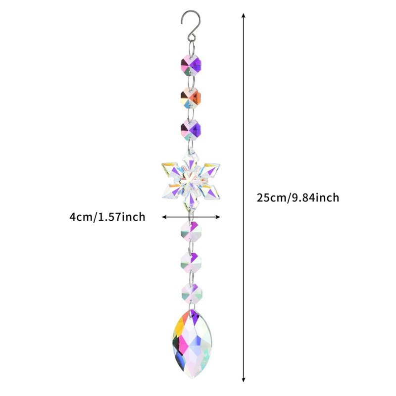 Crystal Snowflake Decoration for Christmas | Snowflake Acrylic Christmas Ornaments