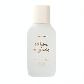 Zara Baby When I Was Alcohol-Free Perfumed Water for Baby Gentle and Calming Cologne with Aquatic Pear Powdery Florals & Soft Musks Eau de Toilette EDT 100ml (3.4 fl. oz)