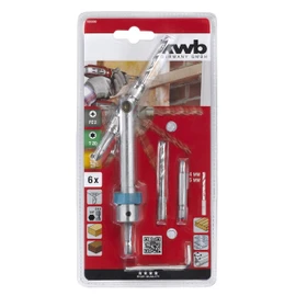 Kwb Quick Flip Drill Bit Set and Bit Holder Set for Cordless Screwdrivers with Drill Chuck or 1/4" Hexagonal Bit Holder