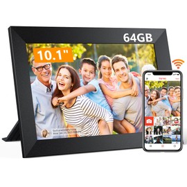 FRAMEO WiFi Digital Photo Frame, MAGICRAVEN 10.1" 64GB 1200x800 Smart Cloud Digital Picture Frame, IPS Touch Screen Display, Smart Detection, Auto-Rotate, Share Photos Or Videos from Anywhere Anytime