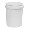 (2 Pack) 5 Gallon Round Utility Bucket, Comfort Handle, Plastic,