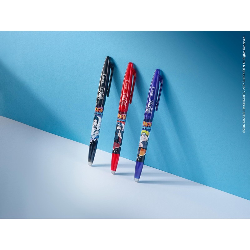 Pilot FriXion Heat/Friction Erasable Rollerball Pen FR7 Ball - Naruto
