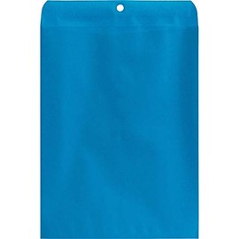 Quality Park Clasp Envelopes, 9 x 12 inches, Blue, Pack of 10 (38737)
